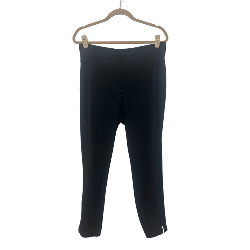 Athleta Academia Brooklyn Pull On Stretch Lined Black Ankle Pants 467191 Size 8